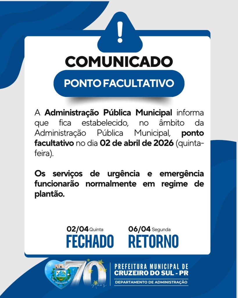 PONTO FACULTATIVO